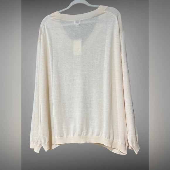 Women’s Long Sleeve Light Weight V-Neck Sweater by A New Direction NWT - Picture 7 of 14